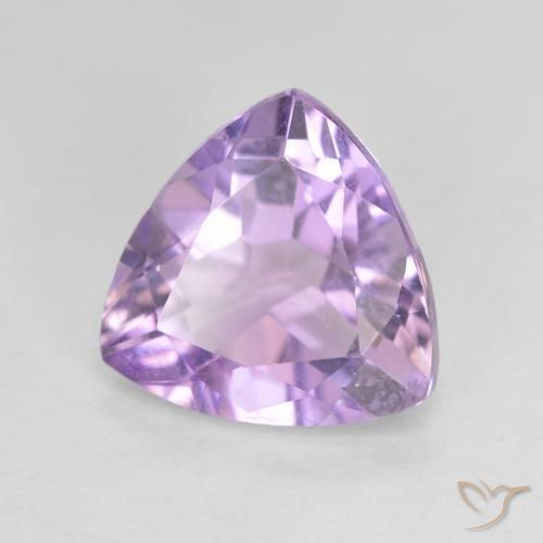 Amatista Rosado violeta medio natural de 2.92 ct, Trillón, VVS-VS