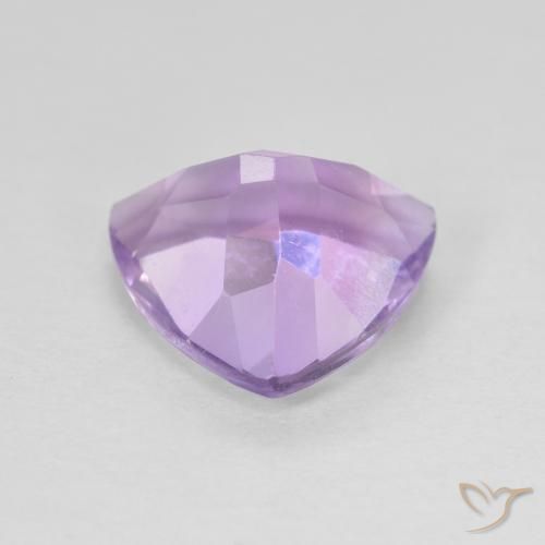 Amatista Rosado violeta medio natural de 2.92 ct, Trillón, VVS-VS