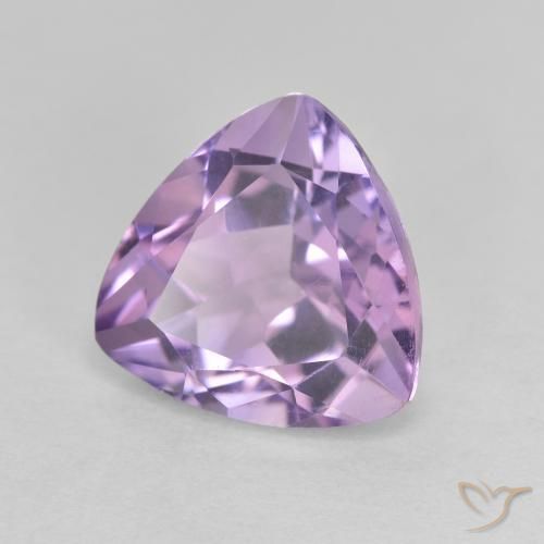 Amatista Rosado violeta medio natural de 2.88 ct, Trillón, VVS-VS