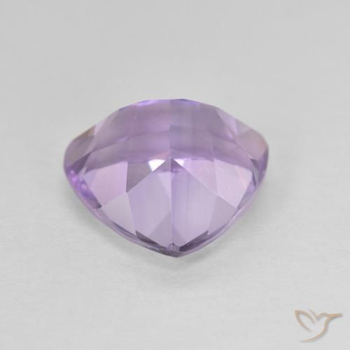 Amatista Rosado violeta medio natural de 2.88 ct, Trillón, VVS-VS