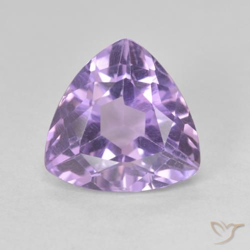 3.11ct Natural Rosado violeta medio Amatista, Trillón, VVS-VS