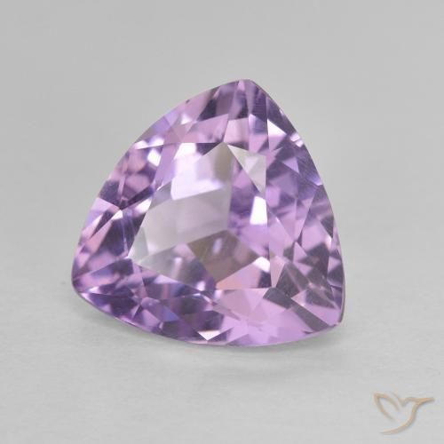 Amatista Violeta medio natural de 3.03 ct, Trillón, VVS-VS