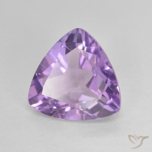 Amatista Rosado violeta medio natural de 2.74 ct, Trillón, VVS-VS
