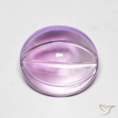 5.72ct Natural Violeta rosado Amatista, Ovalada, Transparente