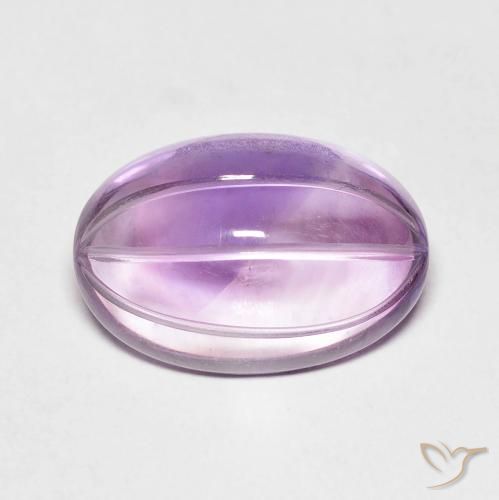 6.36ct Natural Violeta sangría Amatista, Ovalada, Transparente