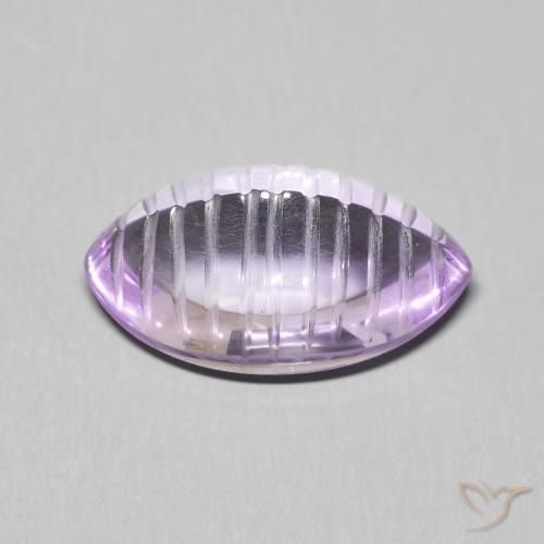 Amatista Violeta iris natural de 6.61 ct, Marquesa, Transparente