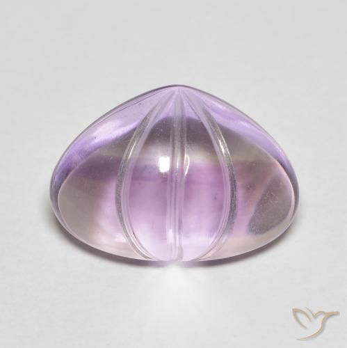 5.90ct Natural Violeta medio Amatista, En forma de pera, Transparente