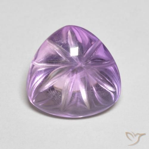 6.10ct Natural Violeta medio Amatista, Trillón, Transparente