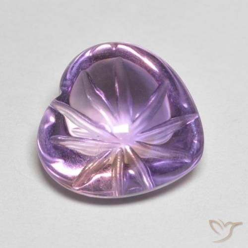 6.90ct Natural Violeta sangría Amatista, Corazón, Transparente