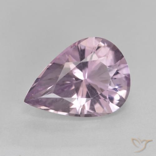 3.44ct Natural Violeta medio Amatista, En forma de pera, VVS