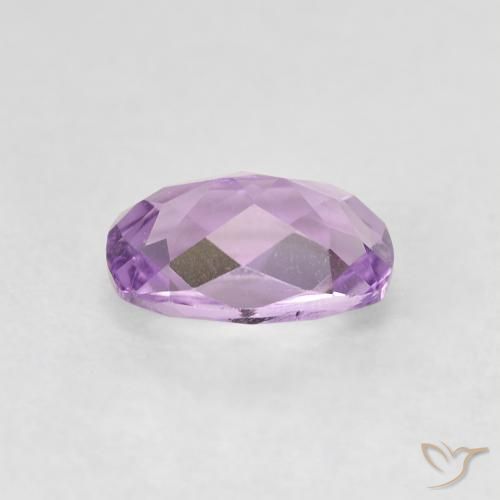 Amatista Violeta iris natural de 0.82 ct, Forma Cojín, VVS