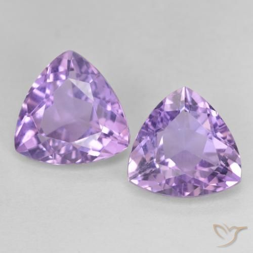 5.31ctw Natural Violeta claro Amatista, Trillón, VVS-VS