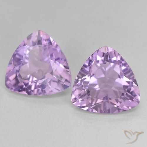 5.66ctw Natural Violeta rosado medio Amatista, Trillón, VVS-VS