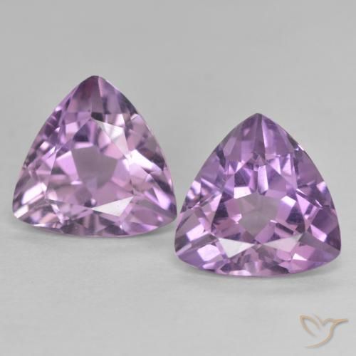 5.47ctw Natural Violeta rosado Amatista, Trillón, VVS-VS