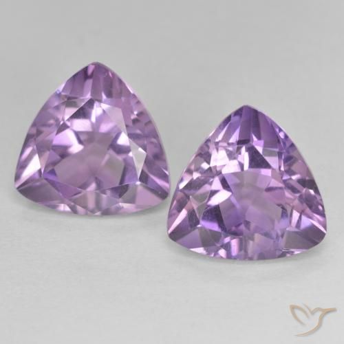 5.71ctw Natural Violeta rosado medio Amatista, Trillón, VVS-VS