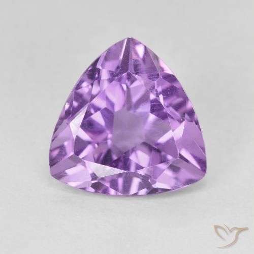 2.89ct Natural Violeta púrpura medio Amatista, Trillón, VVS-VS