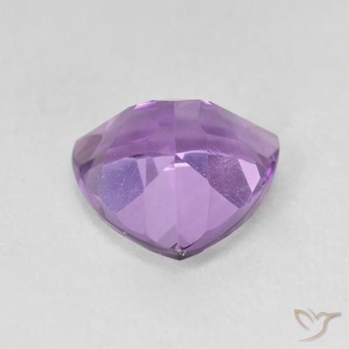 Amatista Violeta púrpura medio natural de 2.89 ct, Trillón, VVS-VS