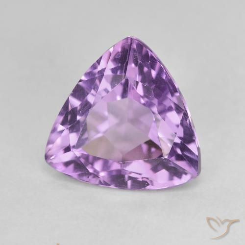 Amatista Violeta púrpura natural de 2.96 ct, Trillón, VVS-VS