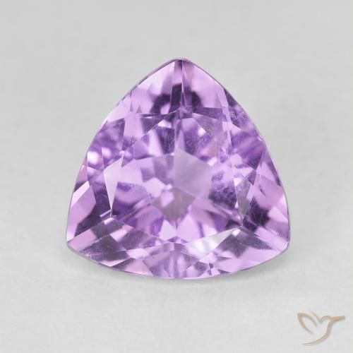2.85ct Natural Violeta púrpura medio Amatista, Trillón, VVS-VS