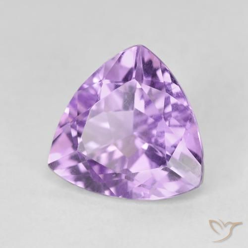 Amatista Violeta púrpura medio natural de 2.85 ct, Trillón, VVS-VS