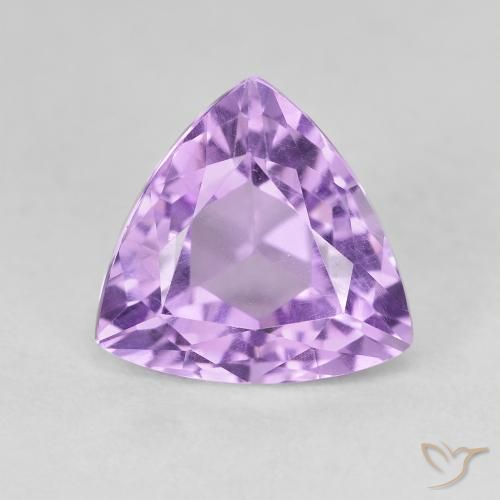 3.01ct Natural Violeta púrpura medio Amatista, Trillón, VVS-VS