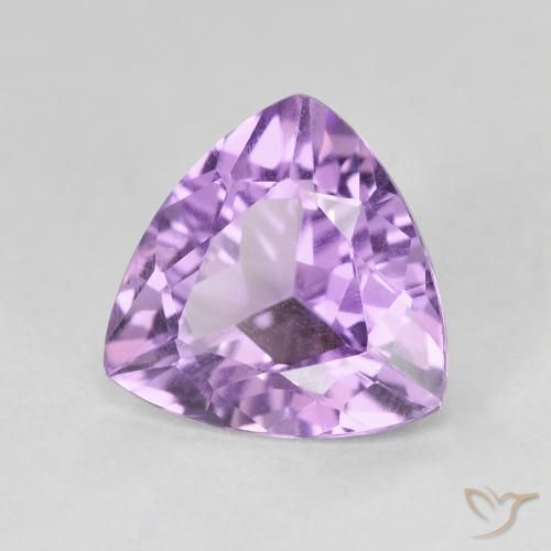 Amatista Violeta púrpura medio natural de 2.86 ct, Trillón, VVS-VS