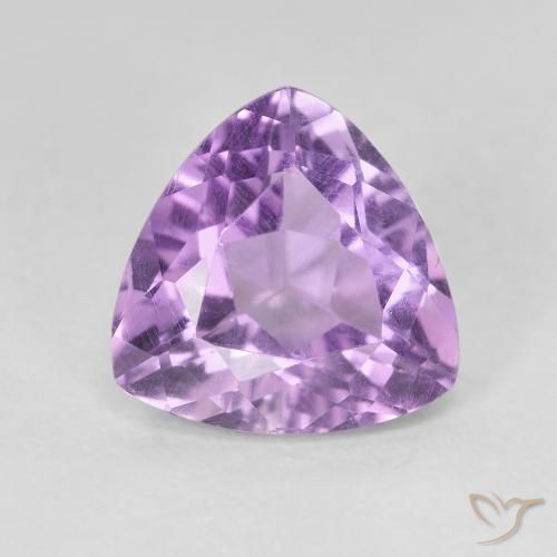 2.99ct Natural Violeta púrpura Amatista, Trillón, VVS-VS