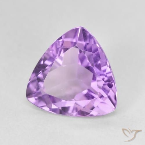 Amatista Violeta medio natural de 2.75 ct, Trillón, VVS-VS