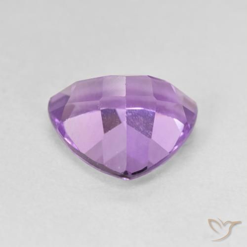 Amatista Violeta medio natural de 2.75 ct, Trillón, VVS-VS