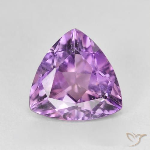 2.61ct Natural Violeta púrpura Amatista, Trillón, VVS-VS