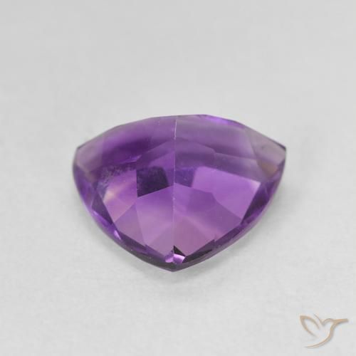 Amatista Violeta púrpura natural de 2.61 ct, Trillón, VVS-VS
