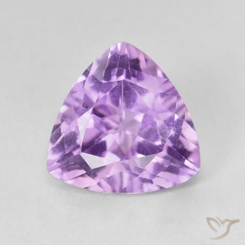 3.00ct Natural Violeta medio Amatista, Trillón, VVS-VS