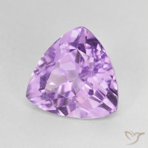 Amatista Violeta medio natural de 3.00 ct, Trillón, VVS-VS