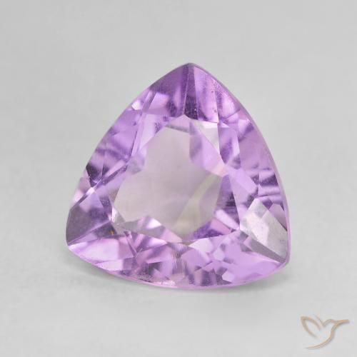 Amatista Violeta iris natural de 2.82 ct, Trillón, VVS-VS