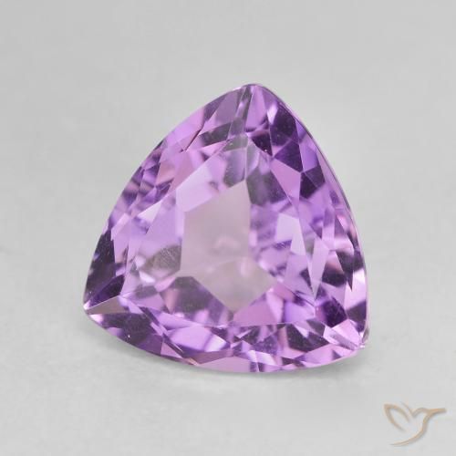 Amatista Violeta púrpura natural de 3.13 ct, Trillón, VVS-VS