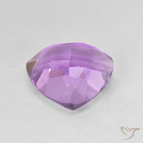 Amatista Violeta púrpura natural de 3.13 ct, Trillón, VVS-VS