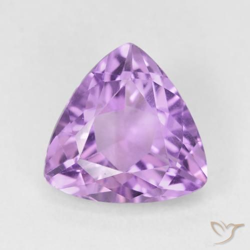 2.77ct Natural Medium Light Purplish-Violet Amatista, Trillón, VVS-VS