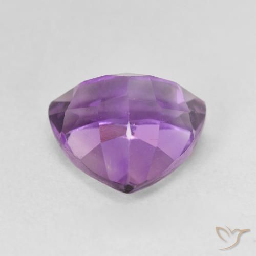 Amatista Medium Light Purplish-Violet natural de 3.20 ct, Trillón, VVS-VS
