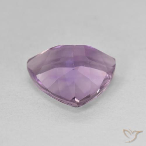 Amatista Violeta oscuro natural de 2.59 ct, Trillón, VVS-VS
