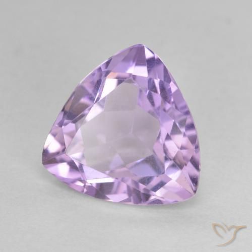 Amatista Violeta rosado natural de 2.87 ct, Trillón, VVS-VS