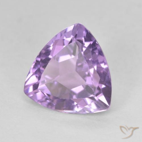 Amatista Violeta rosado natural de 2.94 ct, Trillón, VS