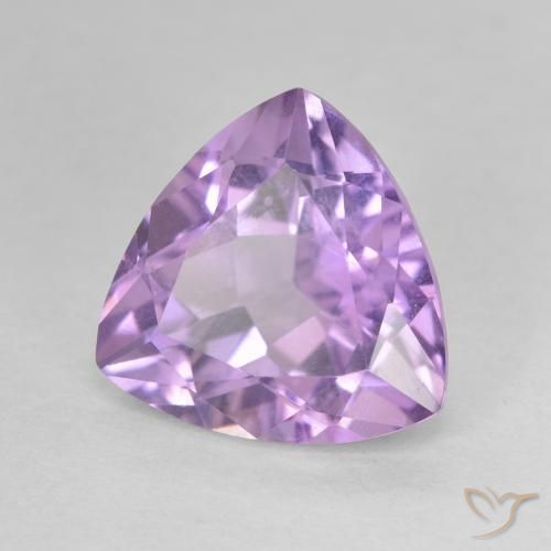 Amatista Violeta rosado natural de 2.93 ct, Trillón, VS