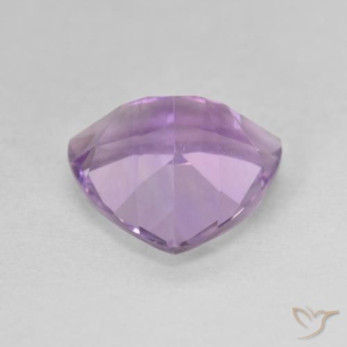 Amatista Violeta rosado natural de 2.93 ct, Trillón, VS