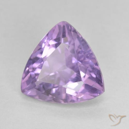 Amatista Violeta claro natural de 2.69 ct, Trillón, VS