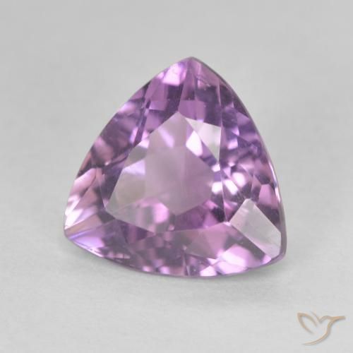 Amatista Violeta oscuro natural de 2.72 ct, Trillón, VS