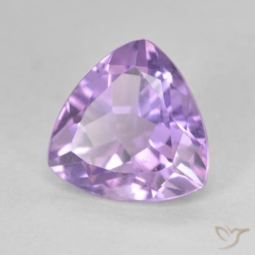 Amatista Violeta rosado natural de 3.12 ct, Trillón, VS
