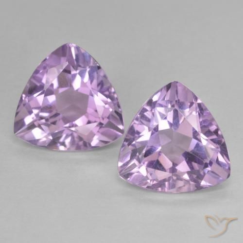 5.78ctw Natural Violeta rosado medio Amatista, Trillón, VVS-VS