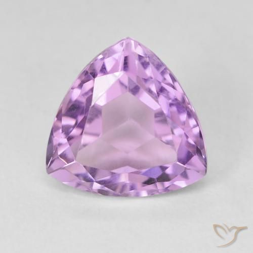 3.37ct Natural Violeta rosado medio Amatista, Trillón, VVS-VS
