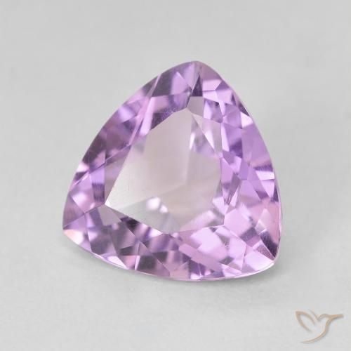 Amatista Violeta rosado natural de 2.86 ct, Trillón, VVS-VS