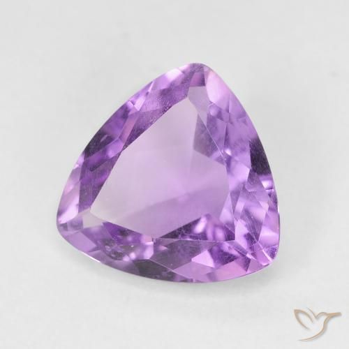 Amatista Violeta púrpura natural de 2.60 ct, Trillón, VVS-VS